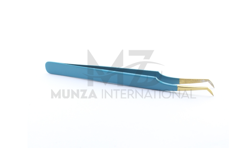 Turquoise Gold Tweezers